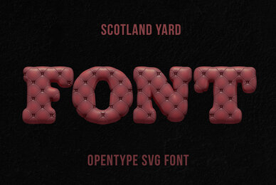 Scotland Yard SVG Font
