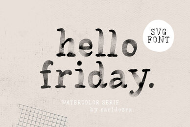 Hello Friday SVG