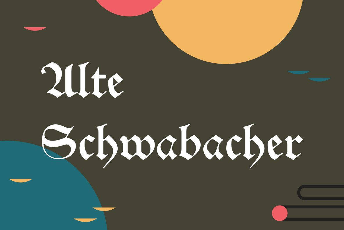 Alte Schwabacher Font