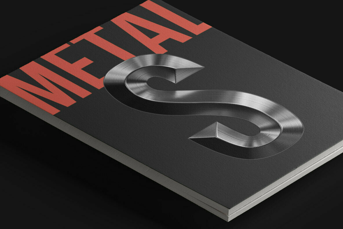 Metal Shine SVG Font 3