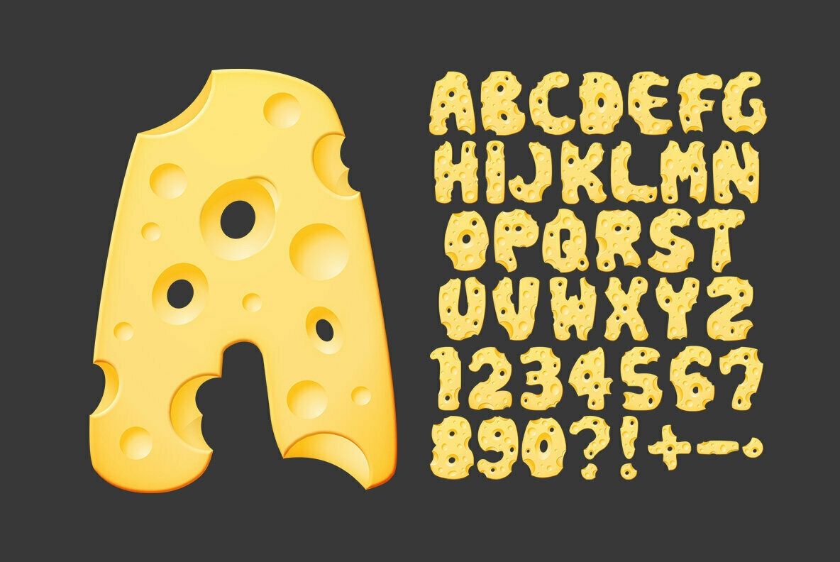 Moon Cheese SVG Font 2