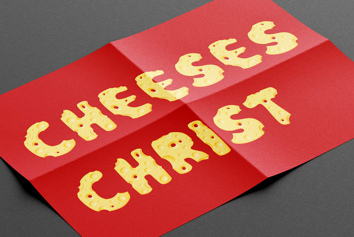 Moon Cheese SVG Font 4