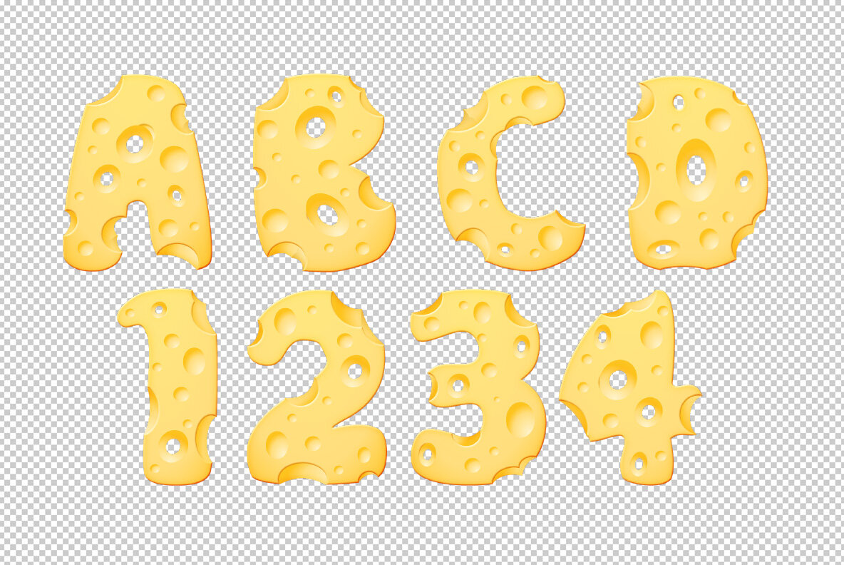 Moon Cheese SVG Font 9