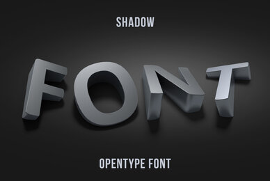 Shadow SVG Font