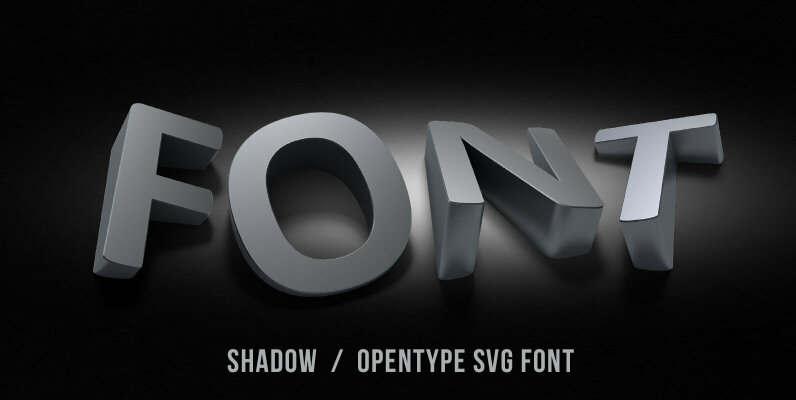Shadow SVG Font