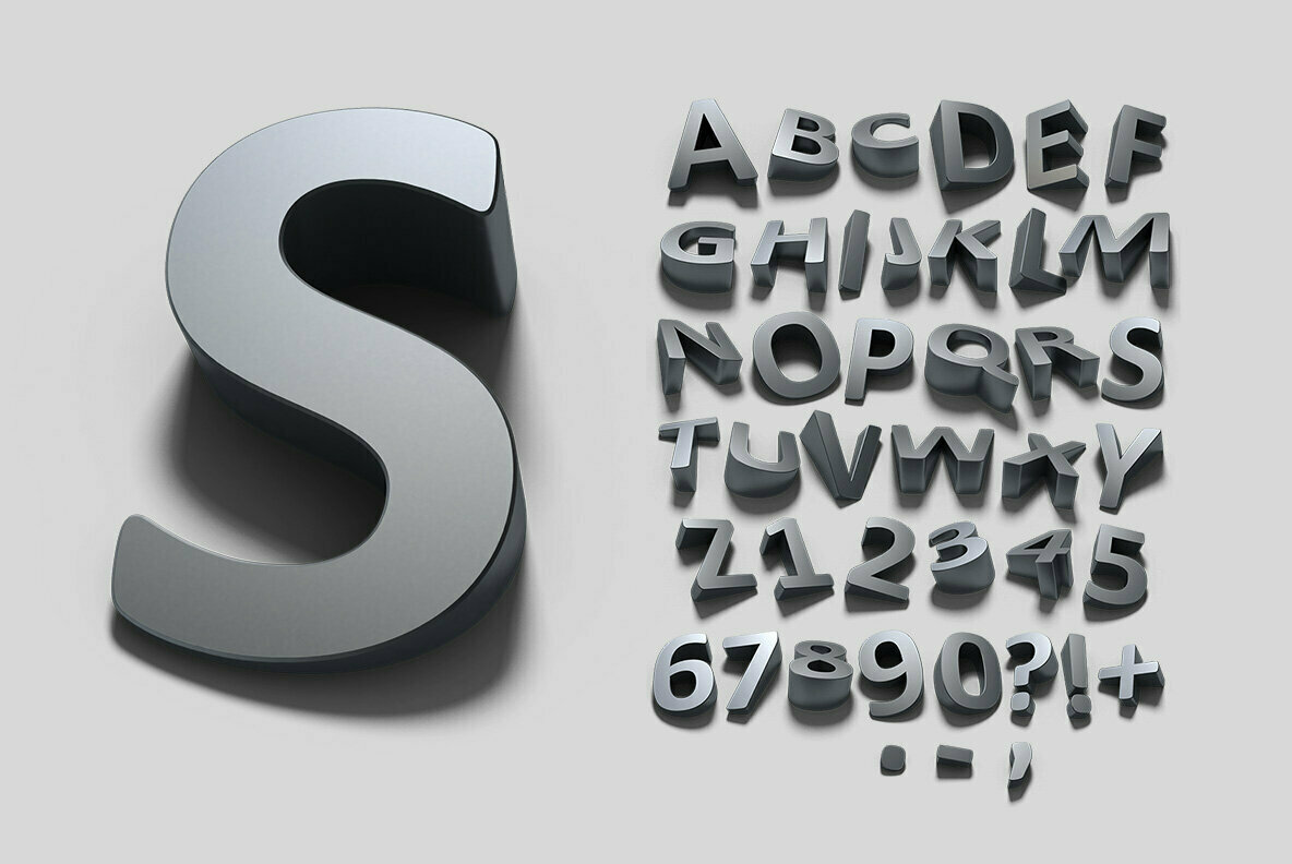 Shadow SVG Font Shadow SVG Font