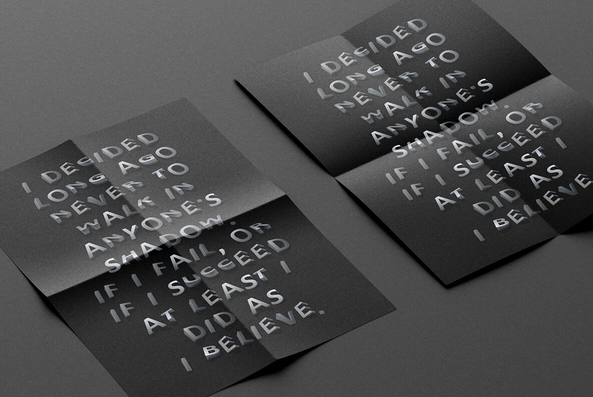 Shadow SVG Font Shadow SVG Font