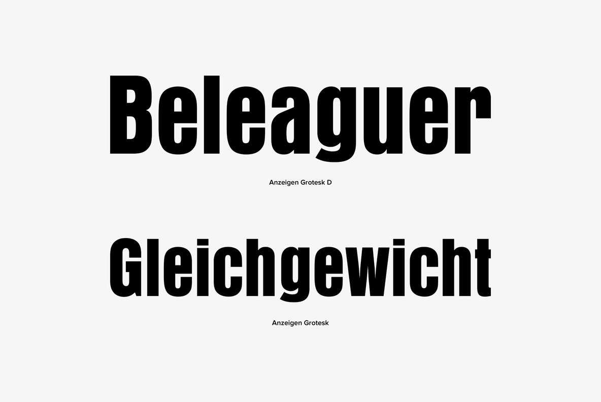 Anzeigen Grotesk 5
