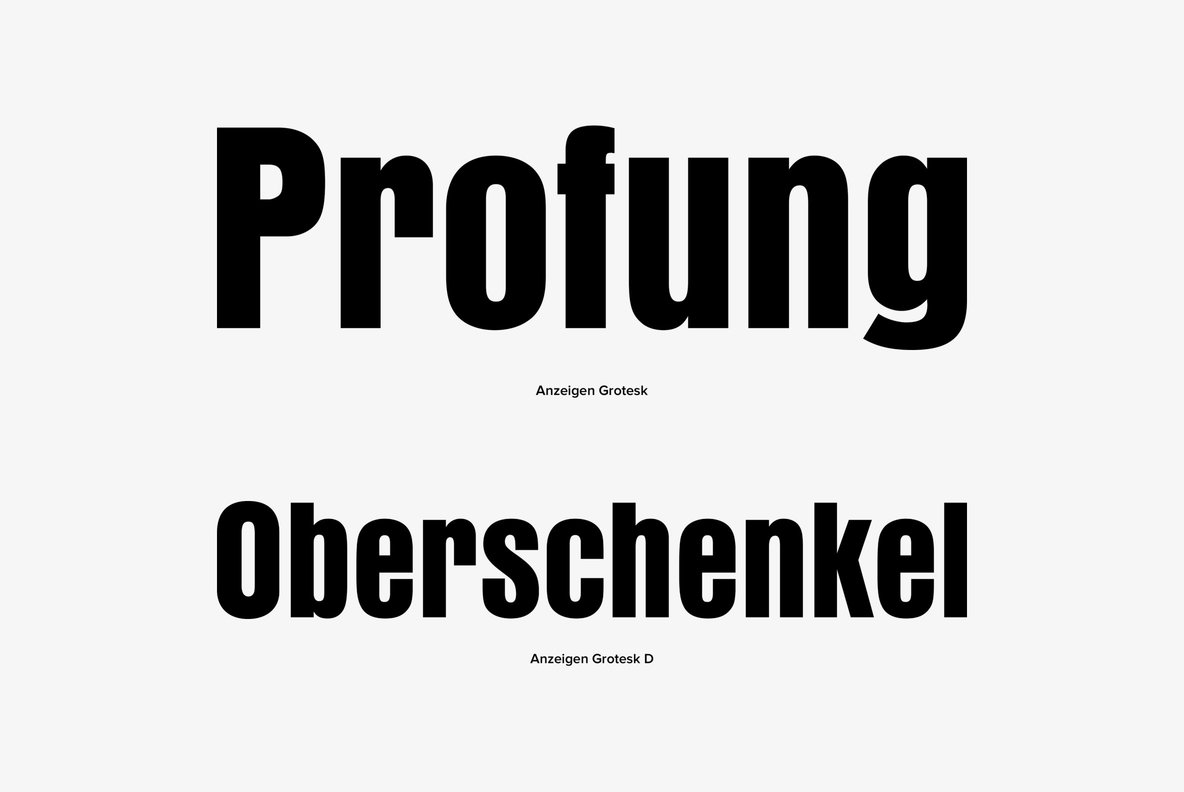 Anzeigen Grotesk 6