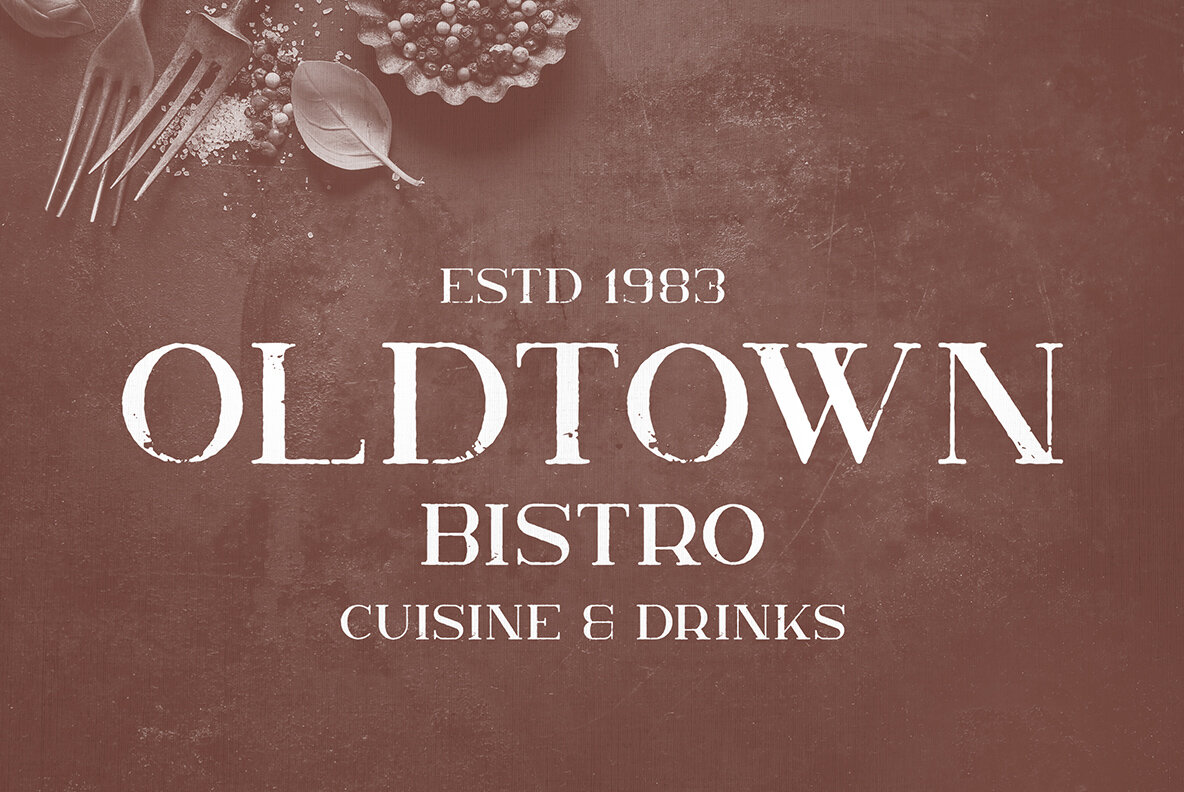 Rough and Color Font Collection Vol 1 8