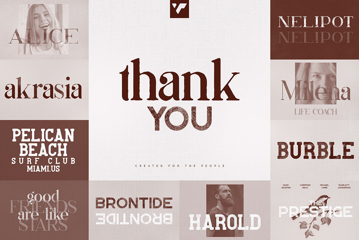 Rough and Color Font Collection Vol 1 15