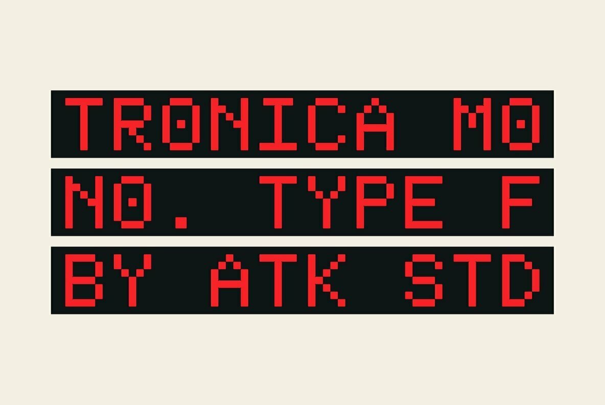 Tronica Mono Font