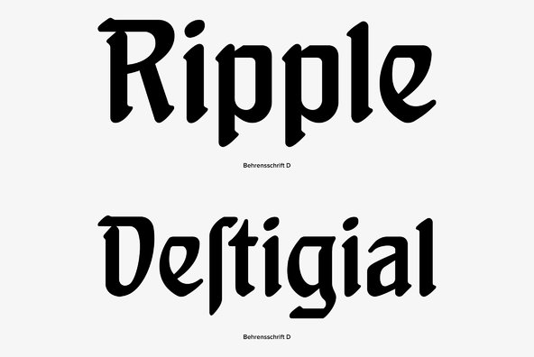 FontForum Behrens Schrift FontForum Behrens Schrift