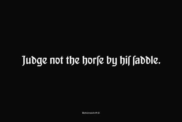 FontForum Behrens Schrift FontForum Behrens Schrift