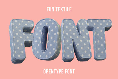 Fun Textile SVG Font