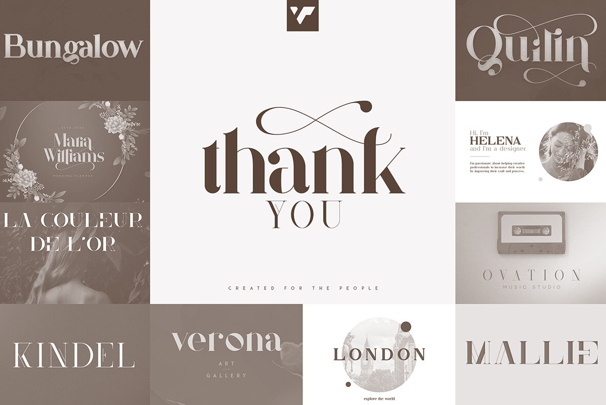 Elegant Font Collection 14
