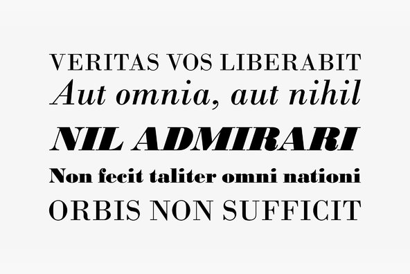 Bodoni M Bodoni M