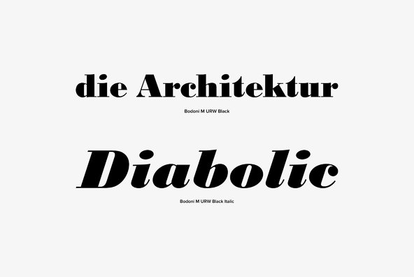 Bodoni M Bodoni M