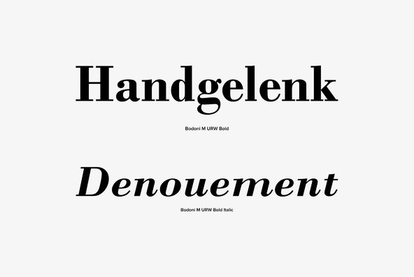Bodoni M Bodoni M