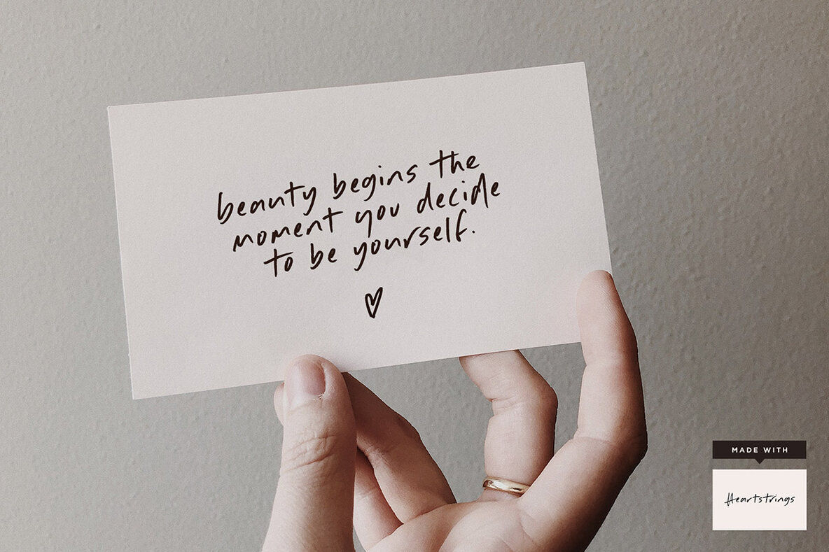 The Handcrafted Font Bundle 8