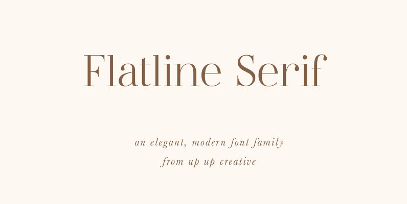 Flatline Serif