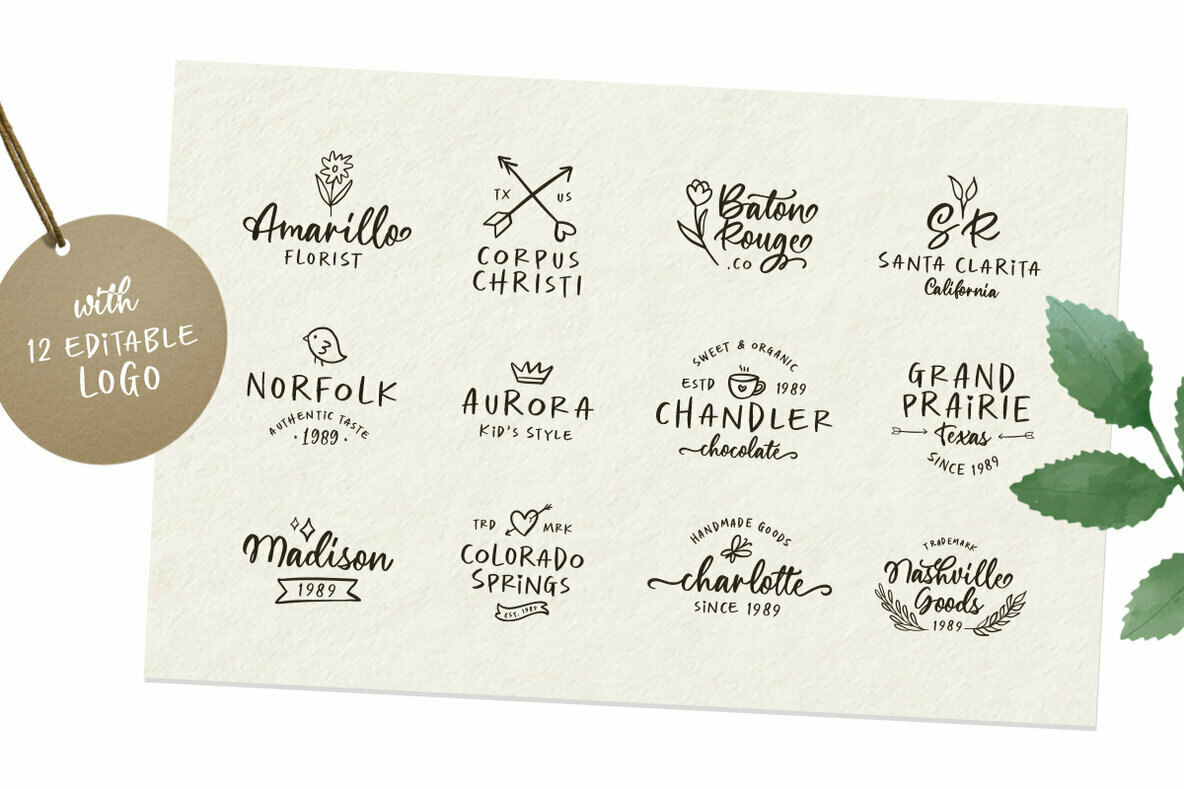 Wellytonia Package Font Trio 3