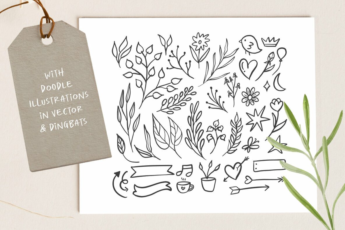 Wellytonia Package Font Trio 5