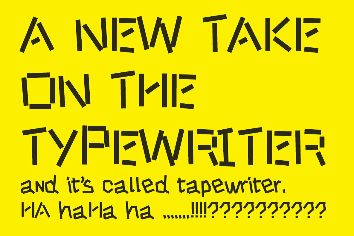 TAPEWRITER 3