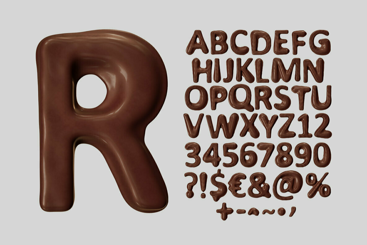 Choco Melt SVG Font 2