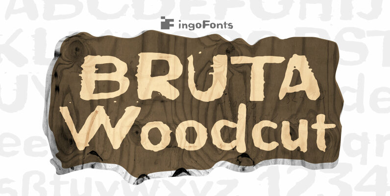 Bruta Woodcut