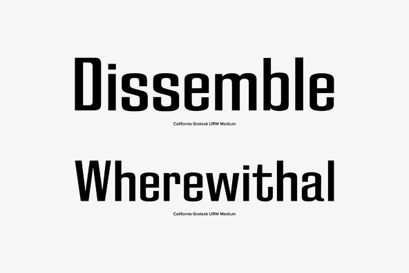 California Grotesk California Grotesk