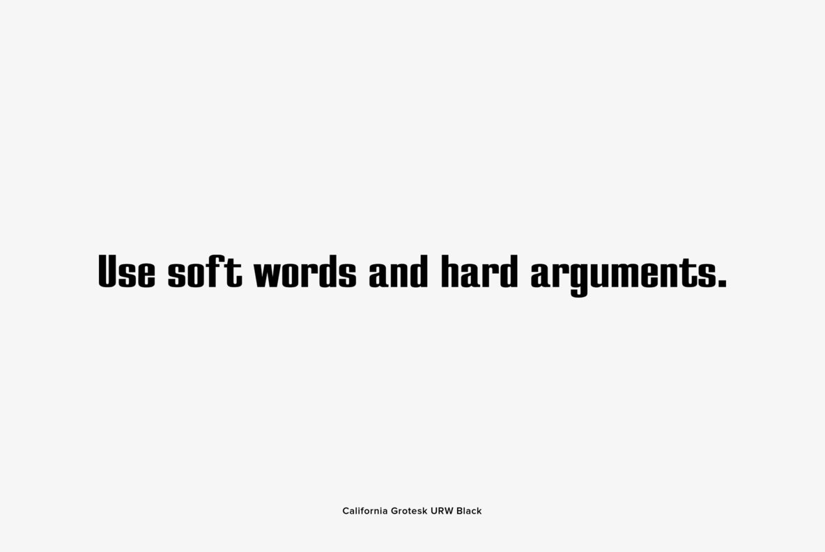 California Grotesk 7