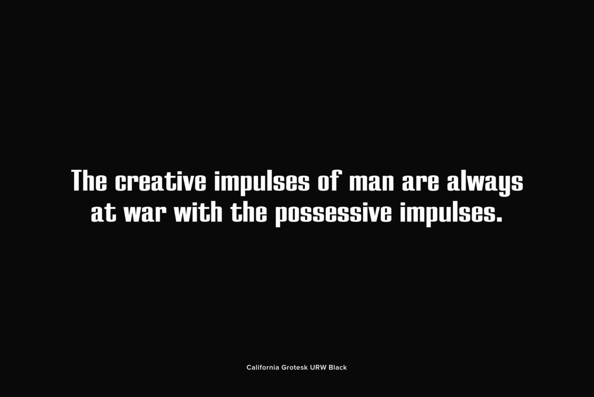 California Grotesk 8