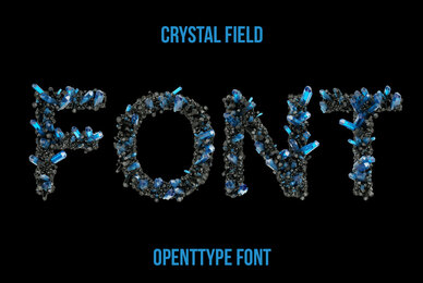 Crystal Field SVG Font