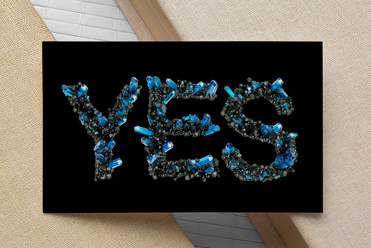 Crystal Field SVG Font 4