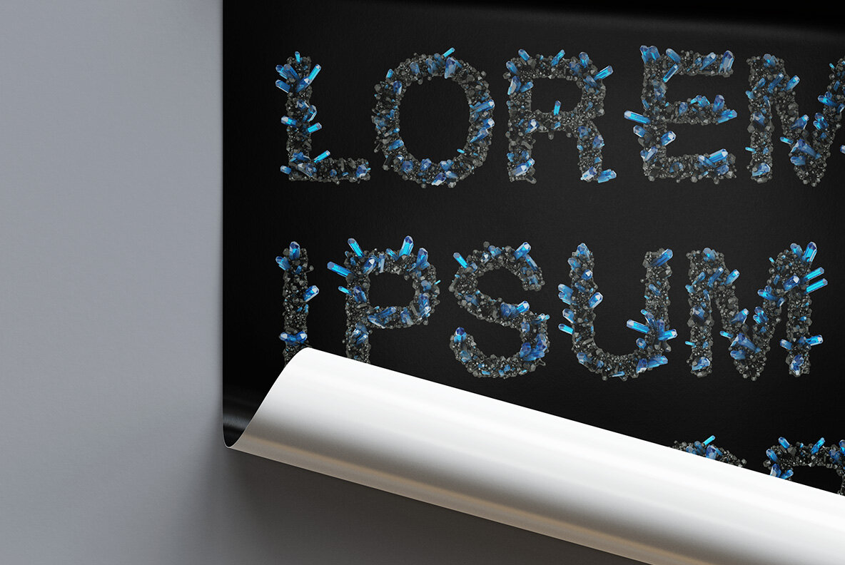 Crystal Field SVG Font 6