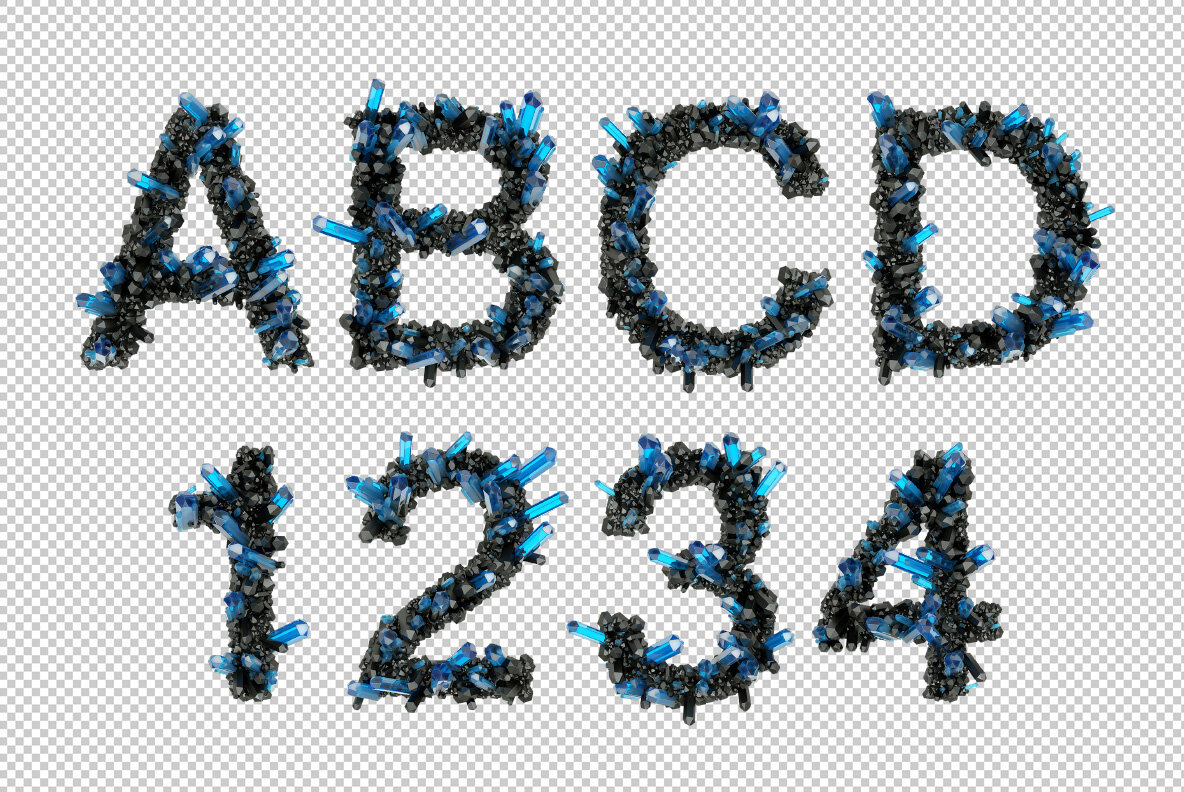 Crystal Field SVG Font 9