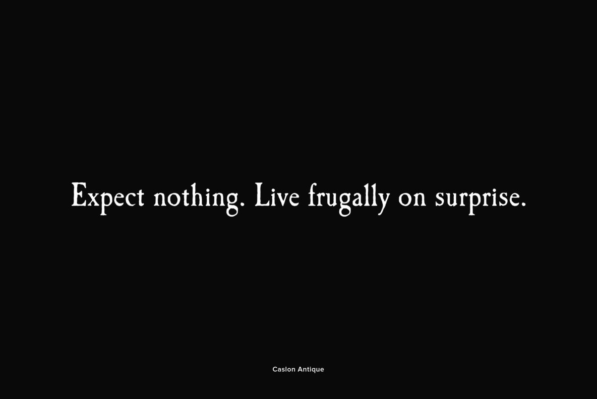 Caslon Antique Caslon Antique