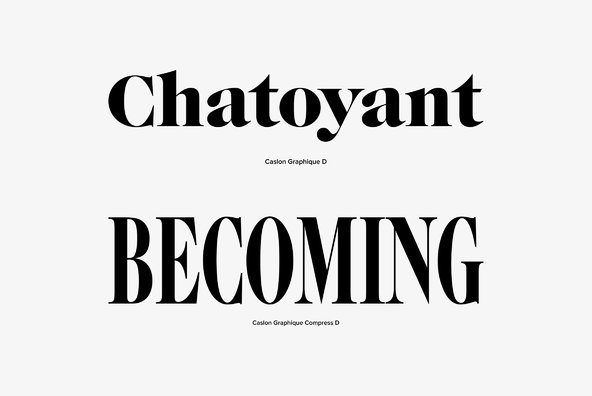 Caslon Graphique Caslon Graphique