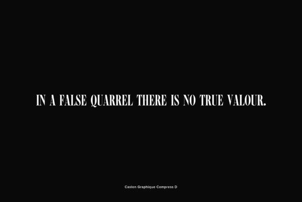 Caslon Graphique Caslon Graphique