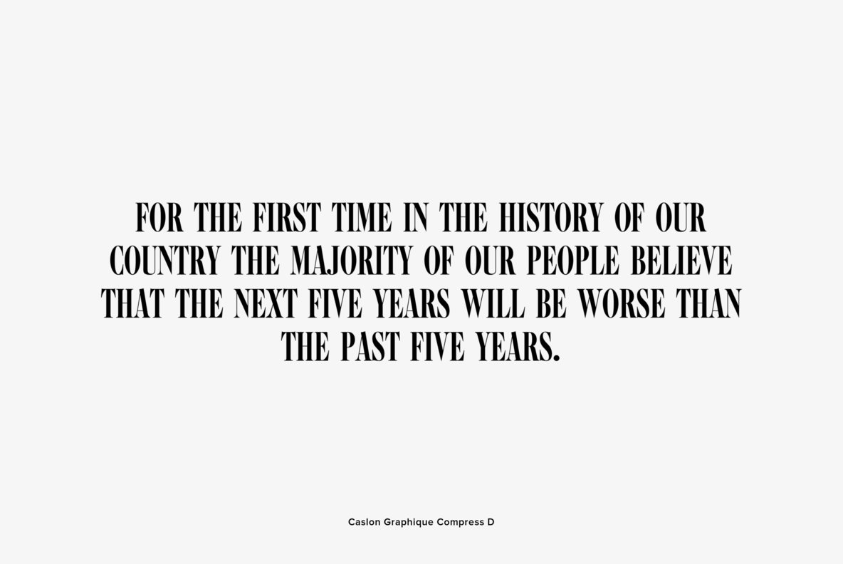 Caslon Graphique Caslon Graphique