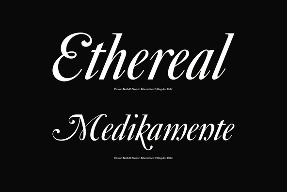 Caslon No 540 Caslon No 540