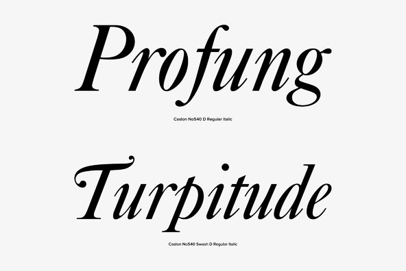 Caslon No 540 Caslon No 540
