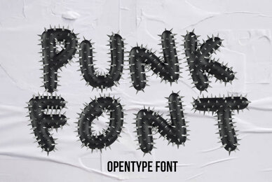 Punk SVG Font