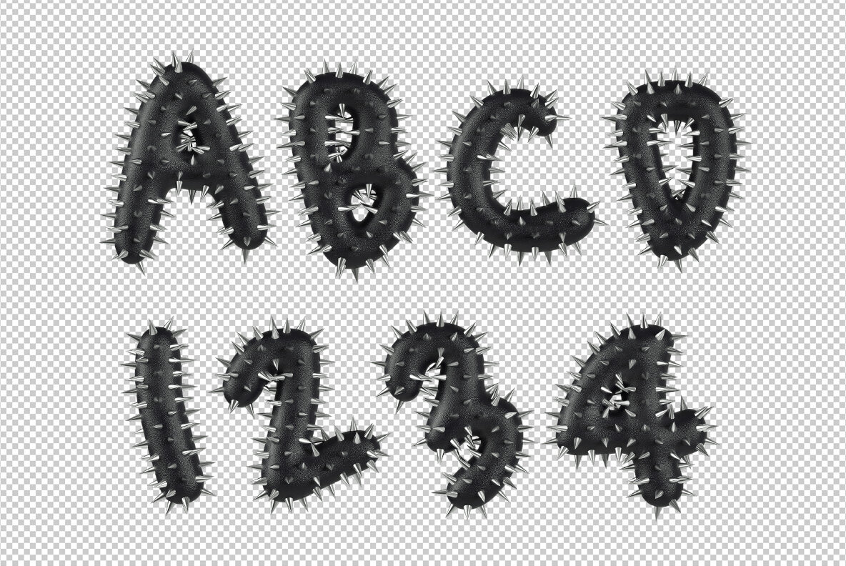 Punk SVG Font 9