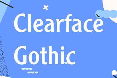 Clearface Gothic