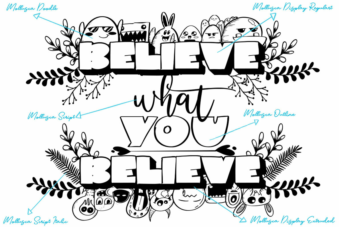 Mollusca Font Trio 5