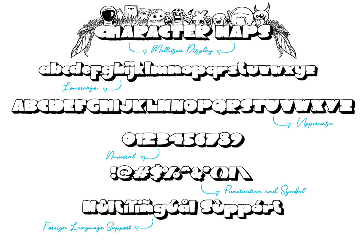 Mollusca Font Trio 7