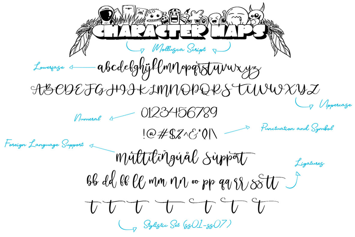 Mollusca Font Trio 8