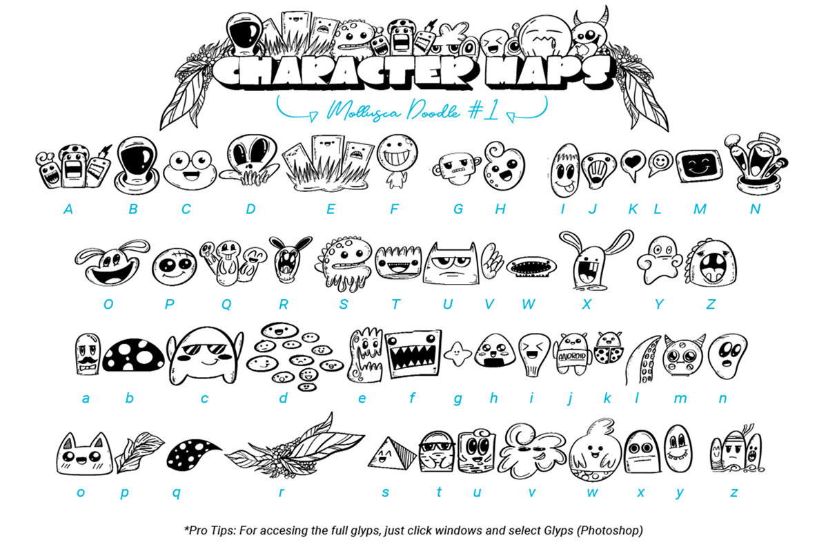 Mollusca Font Trio 9